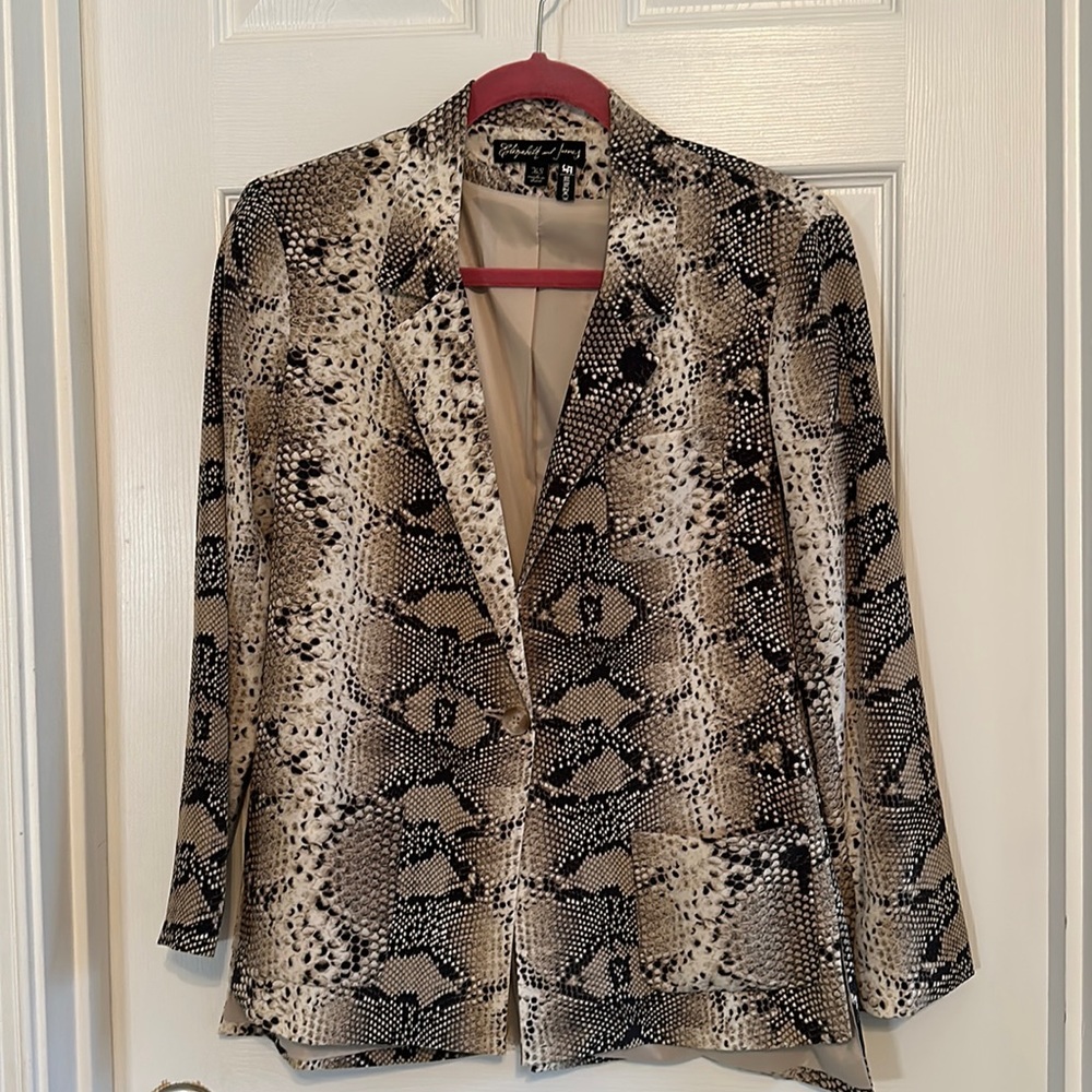 Elizabeth and James Silk Blazer for Bergdorf Goodman